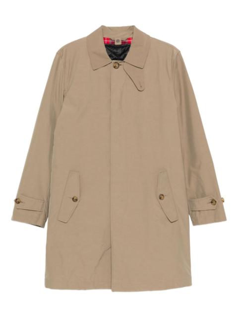 Baracuta button-fastening flap-pockets trench coat