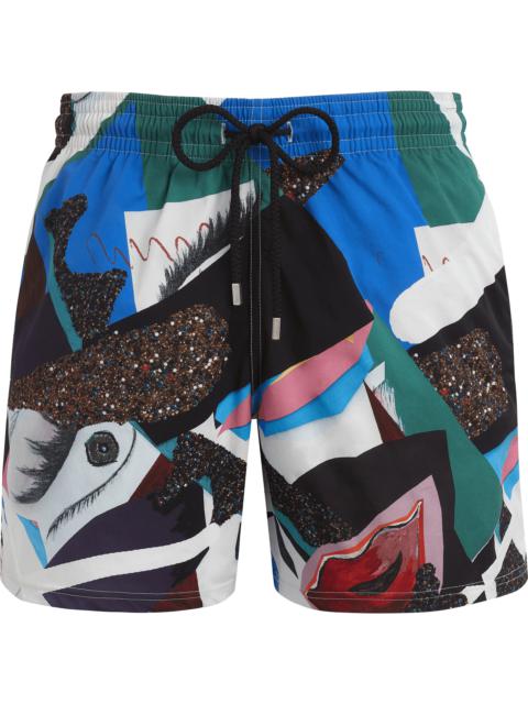 Men Stretch Swim Trunks Séduction - Vilebrequin x Deux Femmes Noires