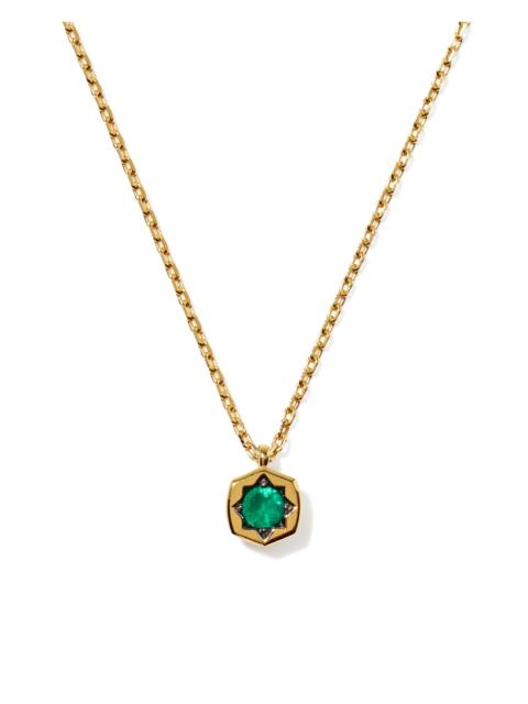 KENDRA SCOTT Davie Star 18k Gold Vermeil Short Pendant Necklace
