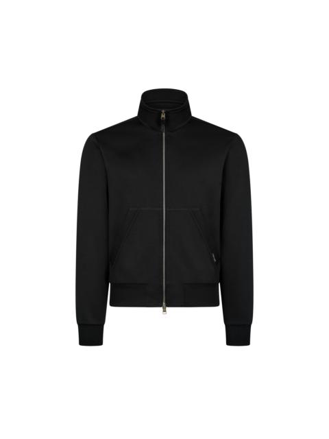 TOM FORD TECHNICAL COTTON ZIP THROUGH