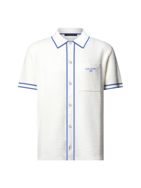 Louis Vuitton Waffle Signature Short-Sleeved Shirt