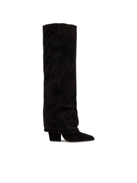 PARIS TEXAS 100mm Jane suede boots