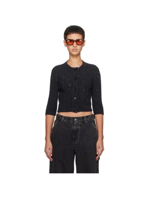 Marni Black Sequinned Cardigan