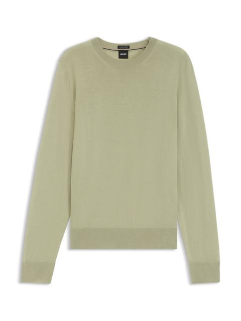 BOSS MERINO WOOL SWEATER IN A REGULAR FIT
