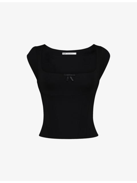 House of CB The Cap Sleeve Corset Jersey Top