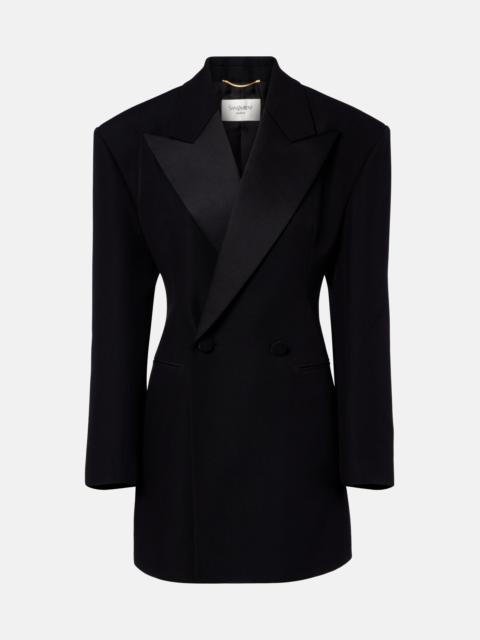 SAINT LAURENT Wool-blend blazer