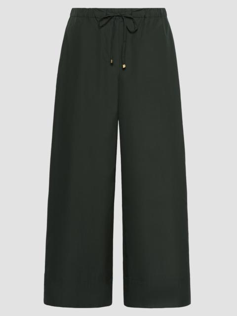 Max Mara Women's Cotton Poplin Jogging Trousers - Green