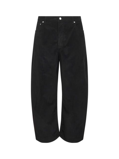 Studio Nicholson Black Paolo corduroy trousers