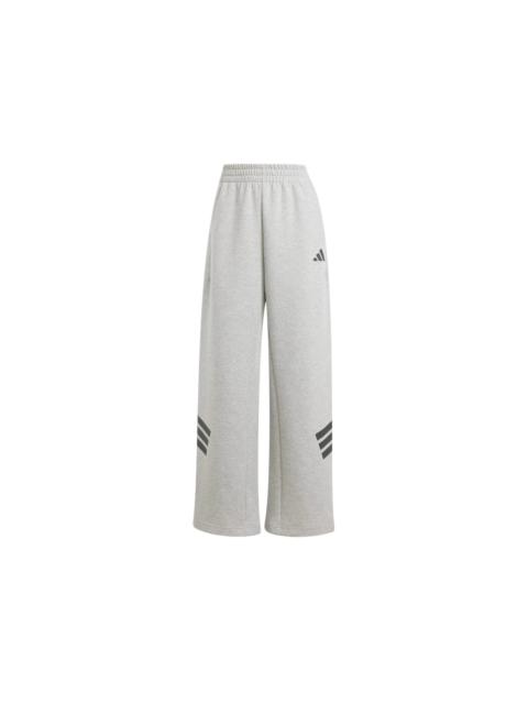 adidas adidas Women's Future Icons 3-Stripes Open-Hem Tracksuit Bottoms Medium Grey Heather
