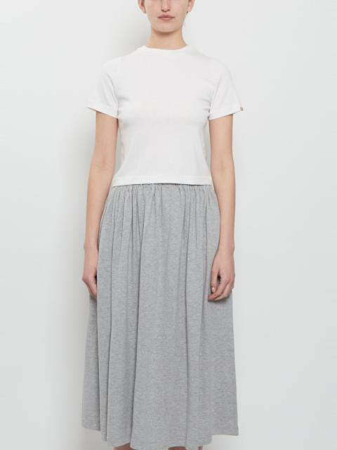 extreme cashmere n°267 Tina Cotton Cashmere Top — Snow