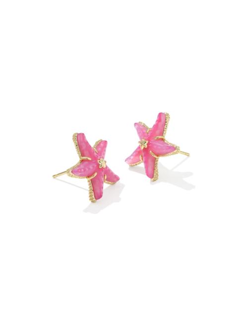 KENDRA SCOTT Parker Starfish Gold Stud Earrings