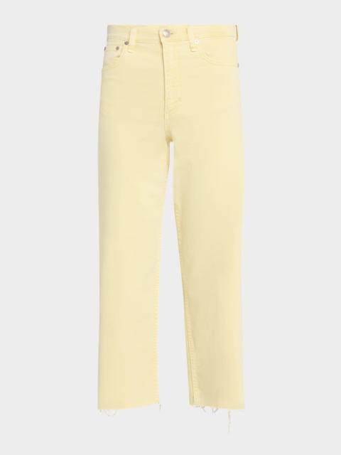 rag & bone Andi High-Rise Wide-Leg Ankle Jeans