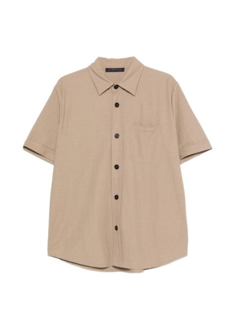 Harris Wharf London Summer button short-sleeve shirt