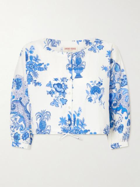 EMPORIO SIRENUSE New Jinny Chintz Floral-print Cotton Blouse