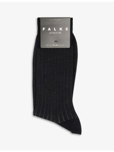 FALKE Shadow striped cotton-blend socks