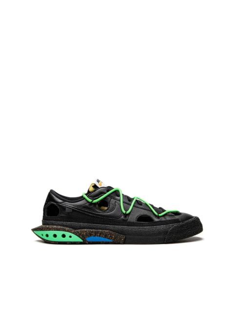 x Off-White Blazer Low "Black/Electro Green" sneakers