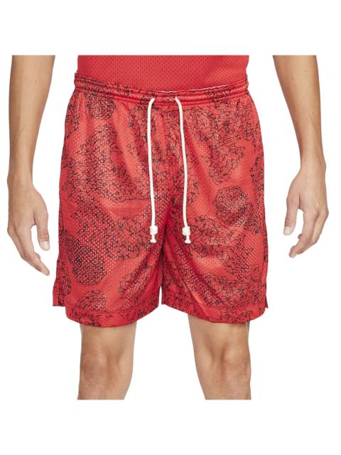 Nike Dri-FIT Standard Issue 6" Reversible Basketball Shorts "University Red / Grey Heather / Black" FB691