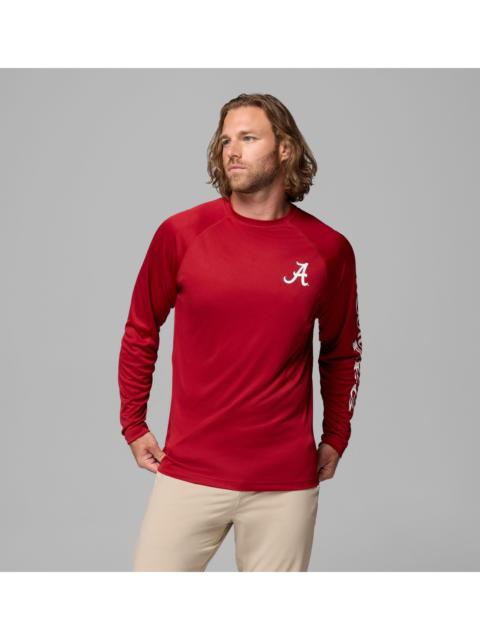 Columbia Men's Collegiate PFG Terminal Tackle Long Sleeve Shirt - Alabama