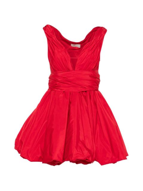 Blumarine bow-detail ruched mini dress