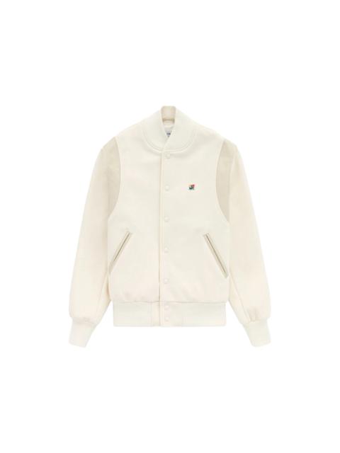 AIMÉ LEON DORE Aime Leon Dore Crest Varsity Jacket Cream