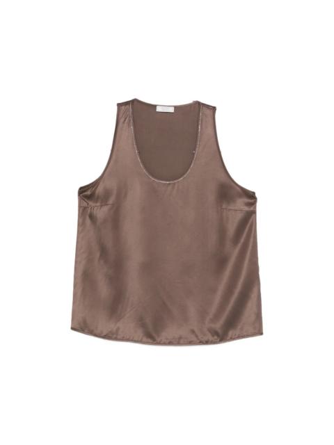 PESERICO EMBROIDERED TOP