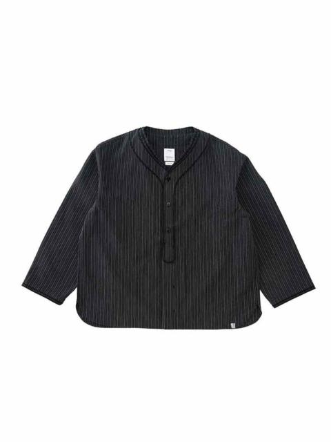 visvim DUGOUT L/S SANTOME BLACK