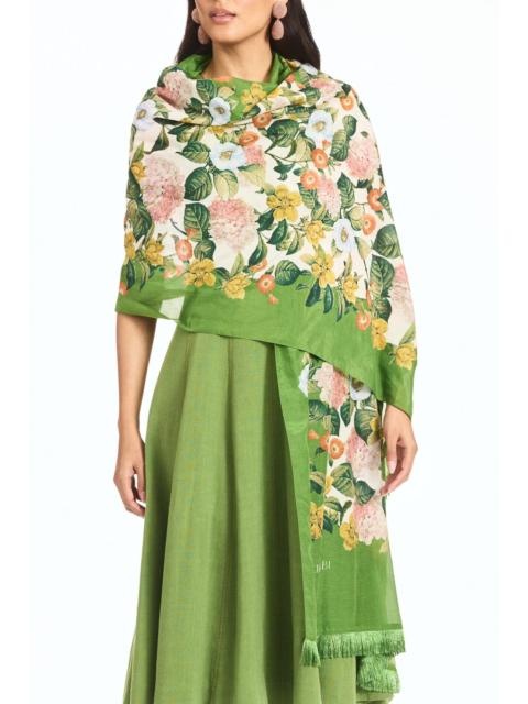 SACHIN & BABI FLORIE SCARF - GREEN GARDENS