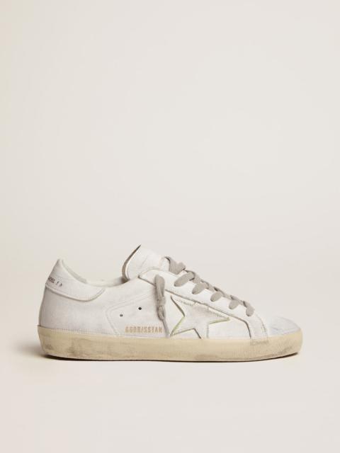 Super-Star Dream Maker sneakers in white color with reverse construction and hidden multicolor detai