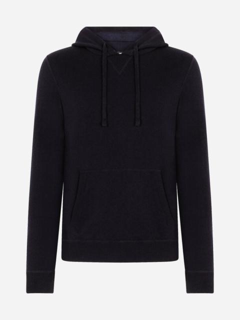 Dolce & Gabbana Hooded cashmere pullover
