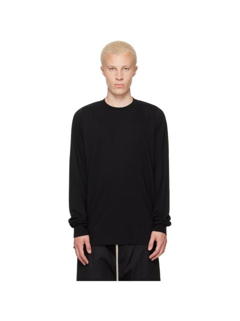 Rick Owens Black Tower Short Crewneck LS T-shirt