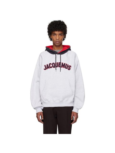 JACQUEMUS Gray 'The Baseball' Hoodie