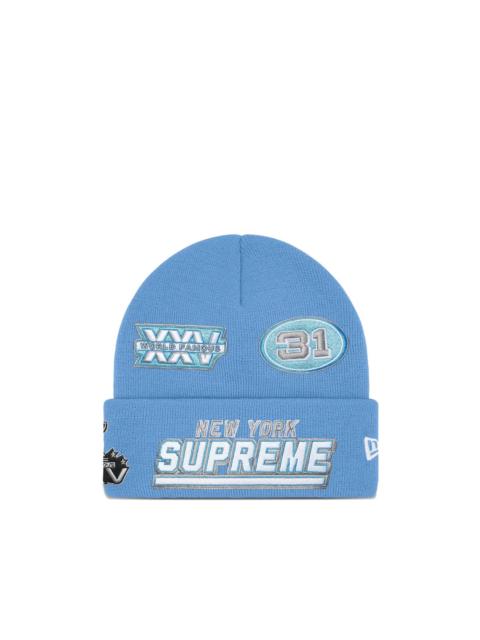 Supreme x New Era Football beanie hat