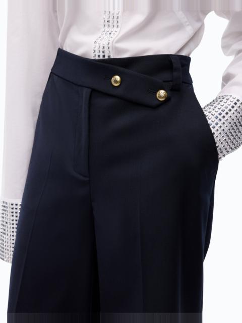 PINKO BERMUDA SHORTS IN STRETCH WOOL-BLEND FABRIC