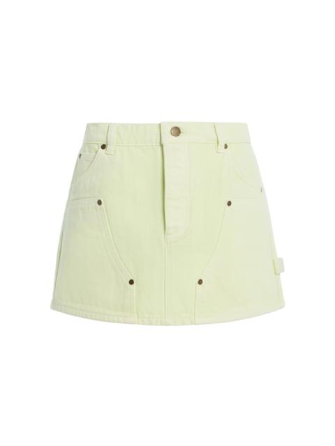 RENGGLI Cargo Skirt lime green
