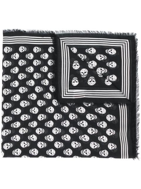 Alexander McQueen Alexander McQueen skull scarf black/white