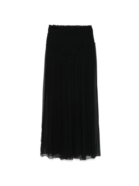 【送料&関税込】Fendi Black Crepe Skirt FENDI Black Crepe Skirt | italist | REVERSIBLE