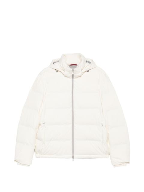 Brunello Cucinelli hooded quilted jacket