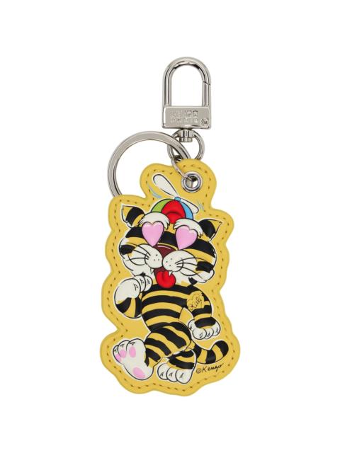 KENZO Yellow Kenzo Paris 'KENZO Cartoon' Charm Keychain