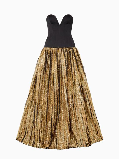 ULLA JOHNSON Delora Strapless Lurex Gown