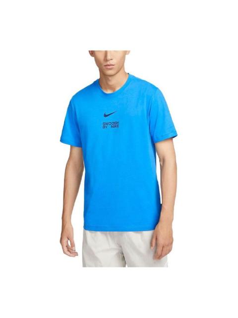 Nike Nike NSW Big Swoosh T-shirt 'Blue' FD1245-406