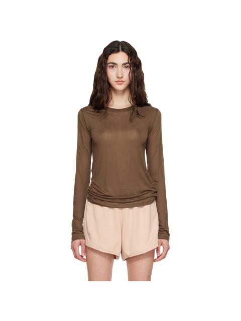 BASERANGE Brown Long Sleeve T-shirt