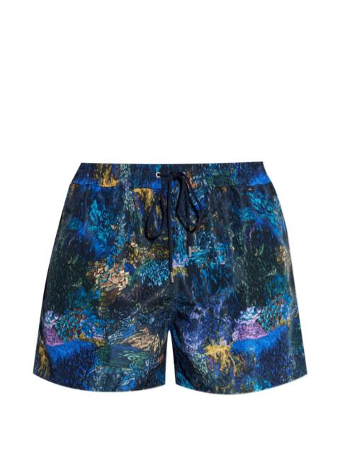 Paul Smith printed drawstring-fastening swim shorts