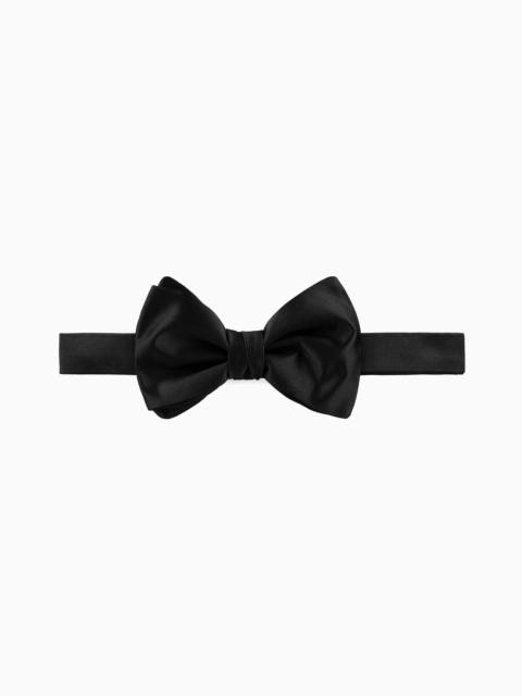 GIORGIO ARMANI Pure silk knotted bow tie