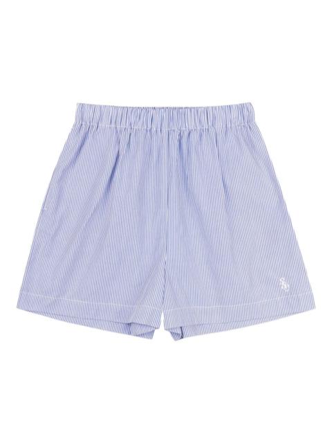 Sporty & Rich striped poplin shorts