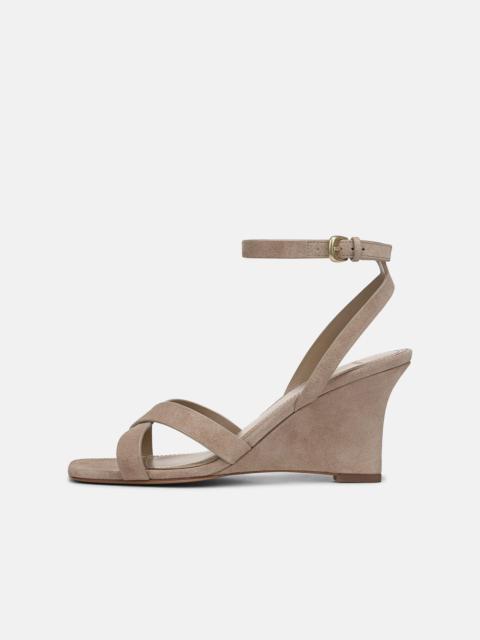 Vince Parma Suede Wedge Sandal