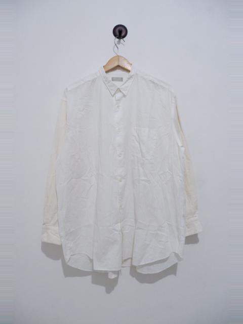 Comme des Garçons Homme Vintage CDGH Full Print White Hybrid Sleeve Shirt