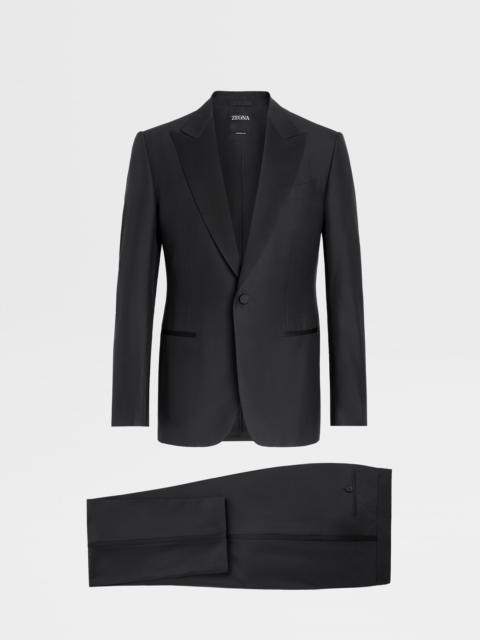 BLACK TROFEO™ 600 WOOL AND SILK EVENING SUIT