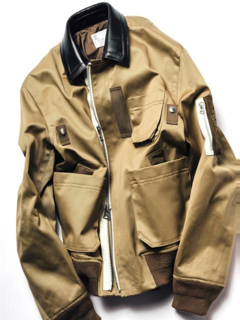 sacai Cotton Chino Blouson