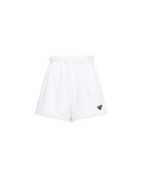 Prada Terry cloth shorts