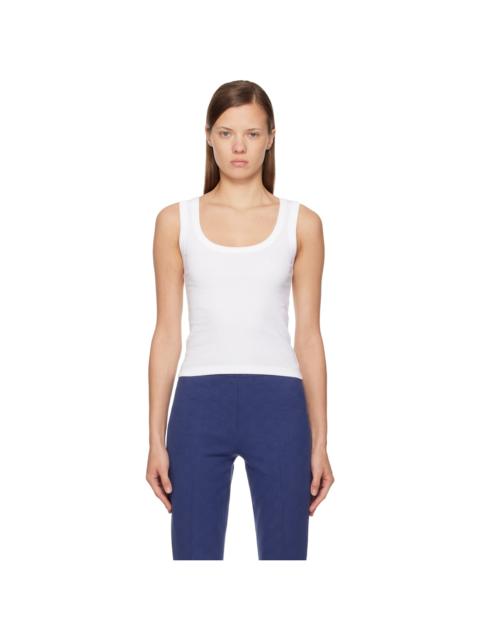 FLORE FLORE White Hillie Tank Top